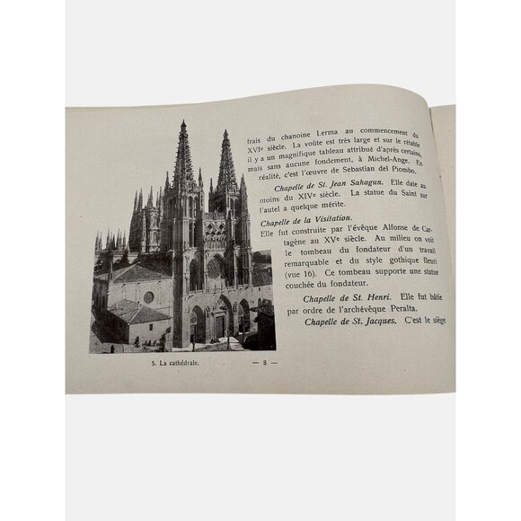 Vintage "Burgos Et Ses Environs" Booklet From Grand Hotel De Paris Burgos Spain - Picture 5 of 8